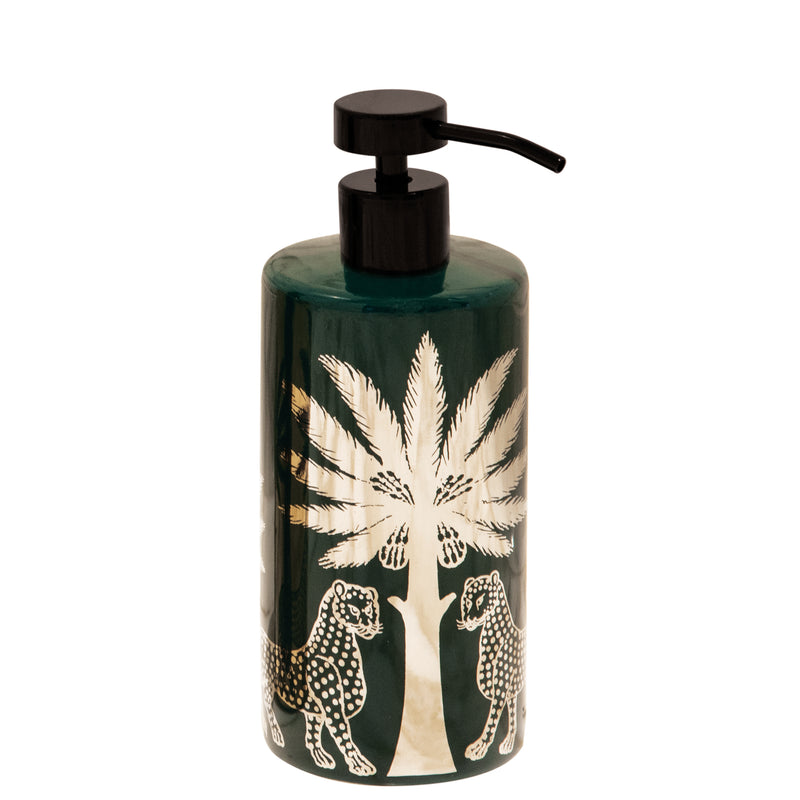 Green Ceramic soap dispenser - 300ml