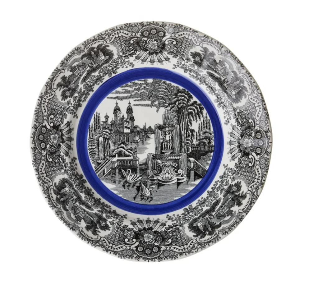 Negro Vistas Aaron Stewart Soup plate