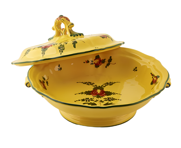 Giallo Fiore Serving Platter with Lid