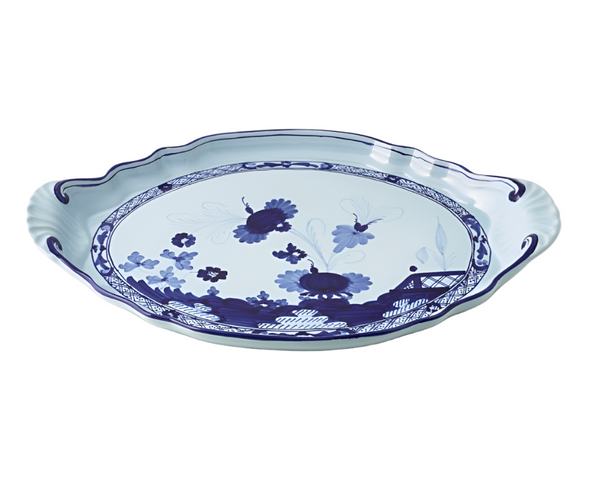 Garofano Blu Tray with Handles