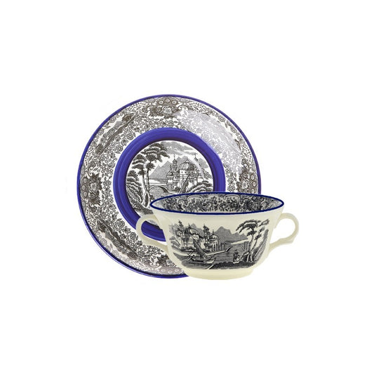 Negro Vistas Aaron S. broth cup & saucer - set of 2