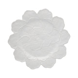 Geranium charger plate