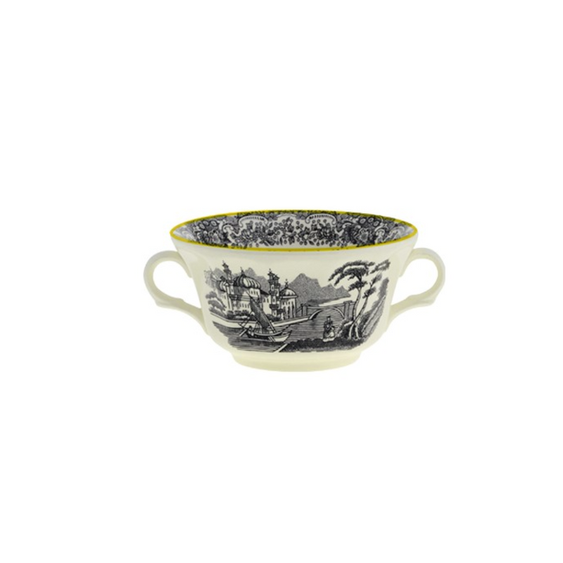 Negro Vistas Aaron S. broth cup & saucer- set of 2