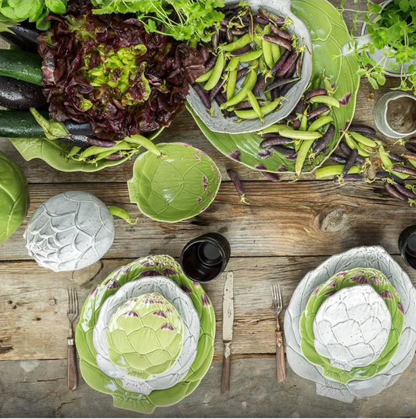 Artichoke bread plate