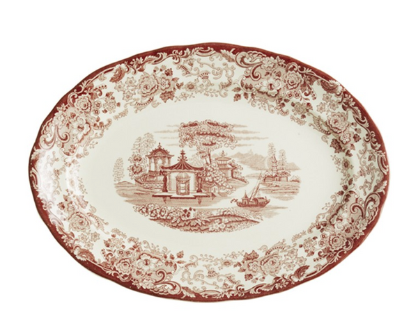 202 Rosa Oval Platter