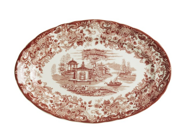 202 Rosa Oval Platter