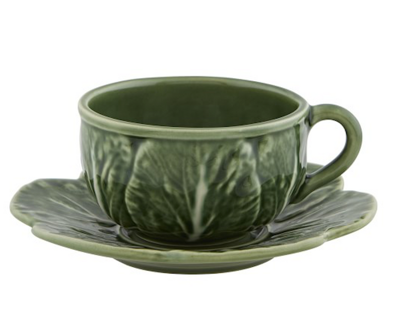 Cabbage tea cup