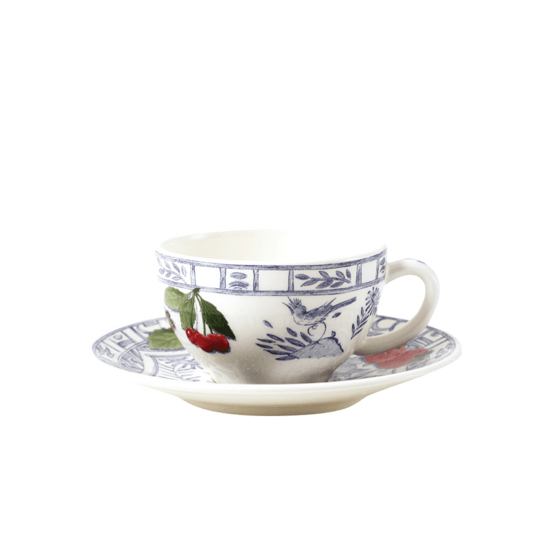 Osieau Bleu fruits breakfast cup-set of 2