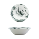 Les Dépareillées green vue d'orient bowl
